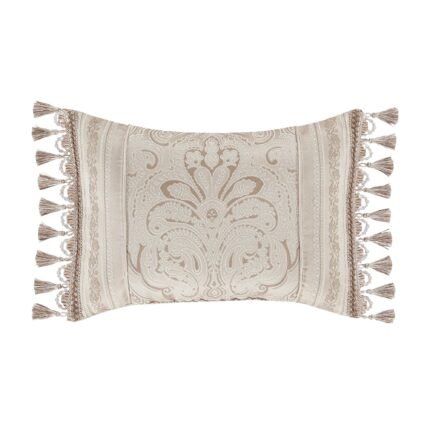 Trinity Boudoir Decorative Throw Pillow in Champagne by J.Queen New York