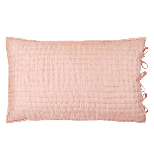 ChenevardBlossom_PeachSilkStandardPillowSham