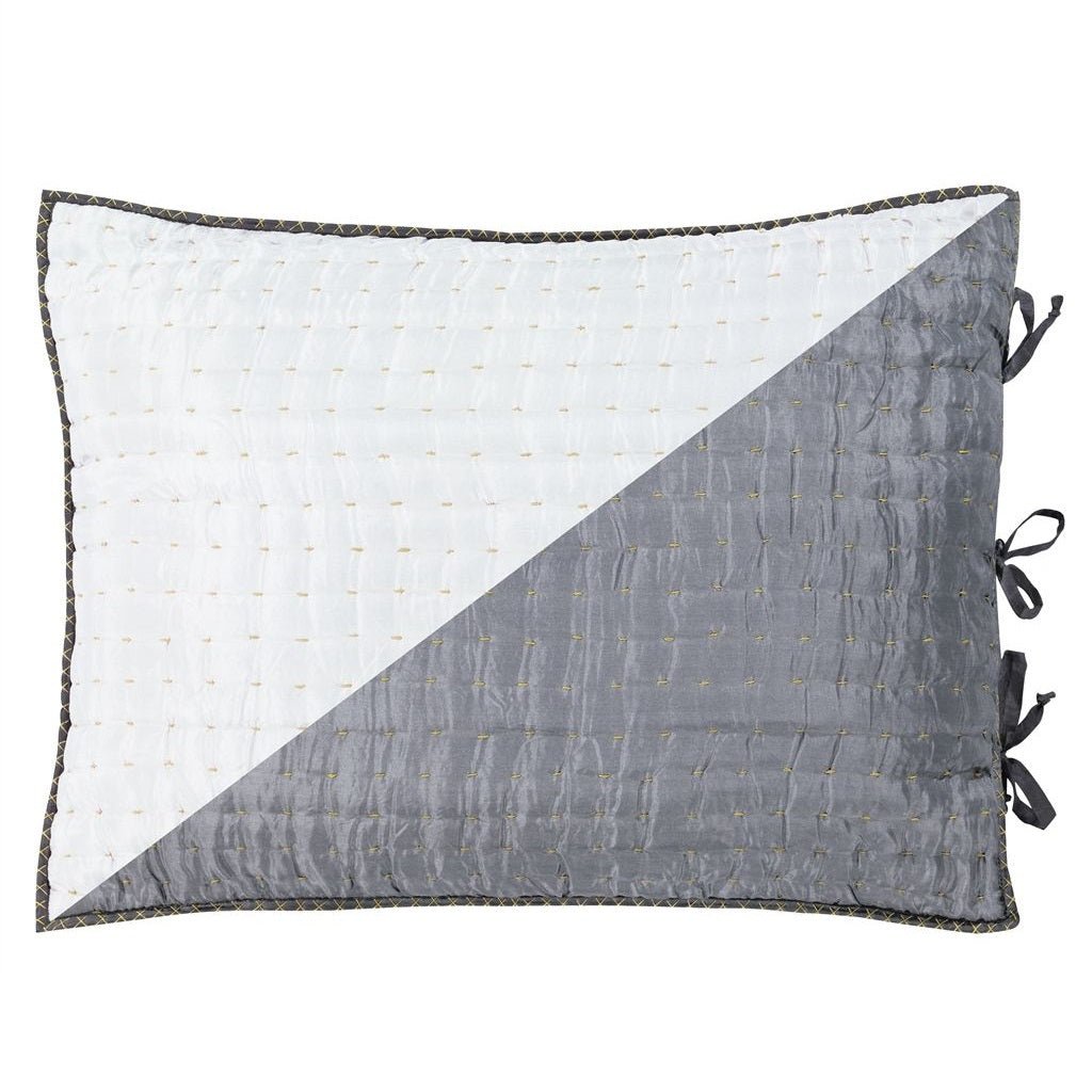 ChenevardChalk_GraphiteSilkStandardPillowSham