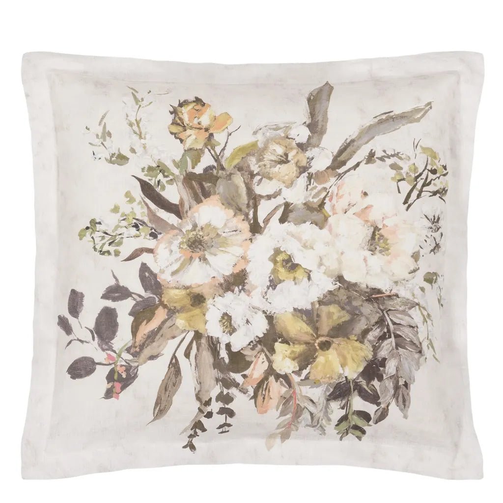 MargarettaSepiaEuroPillowSham
