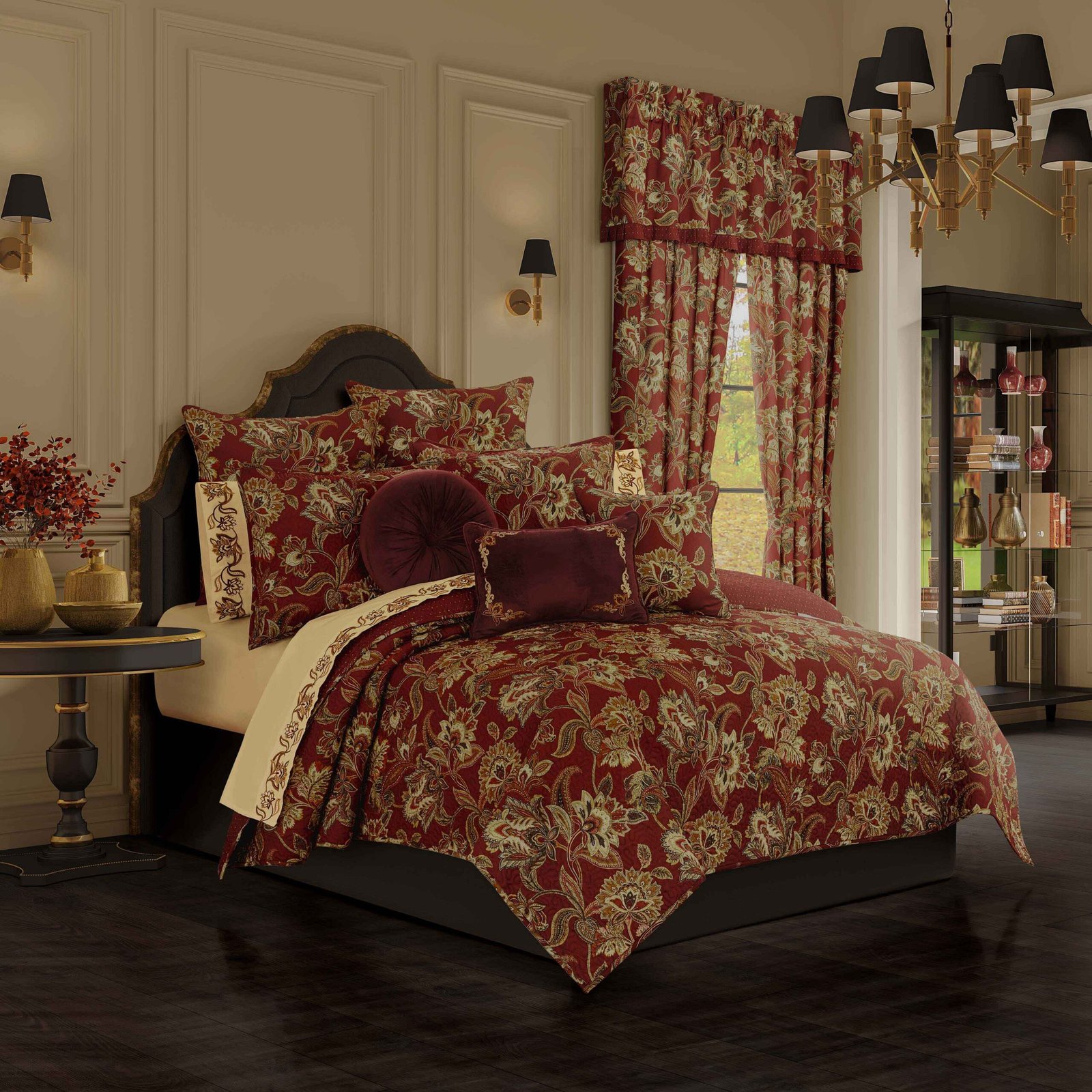 MontecitoRed3-PieceQuiltSet-1
