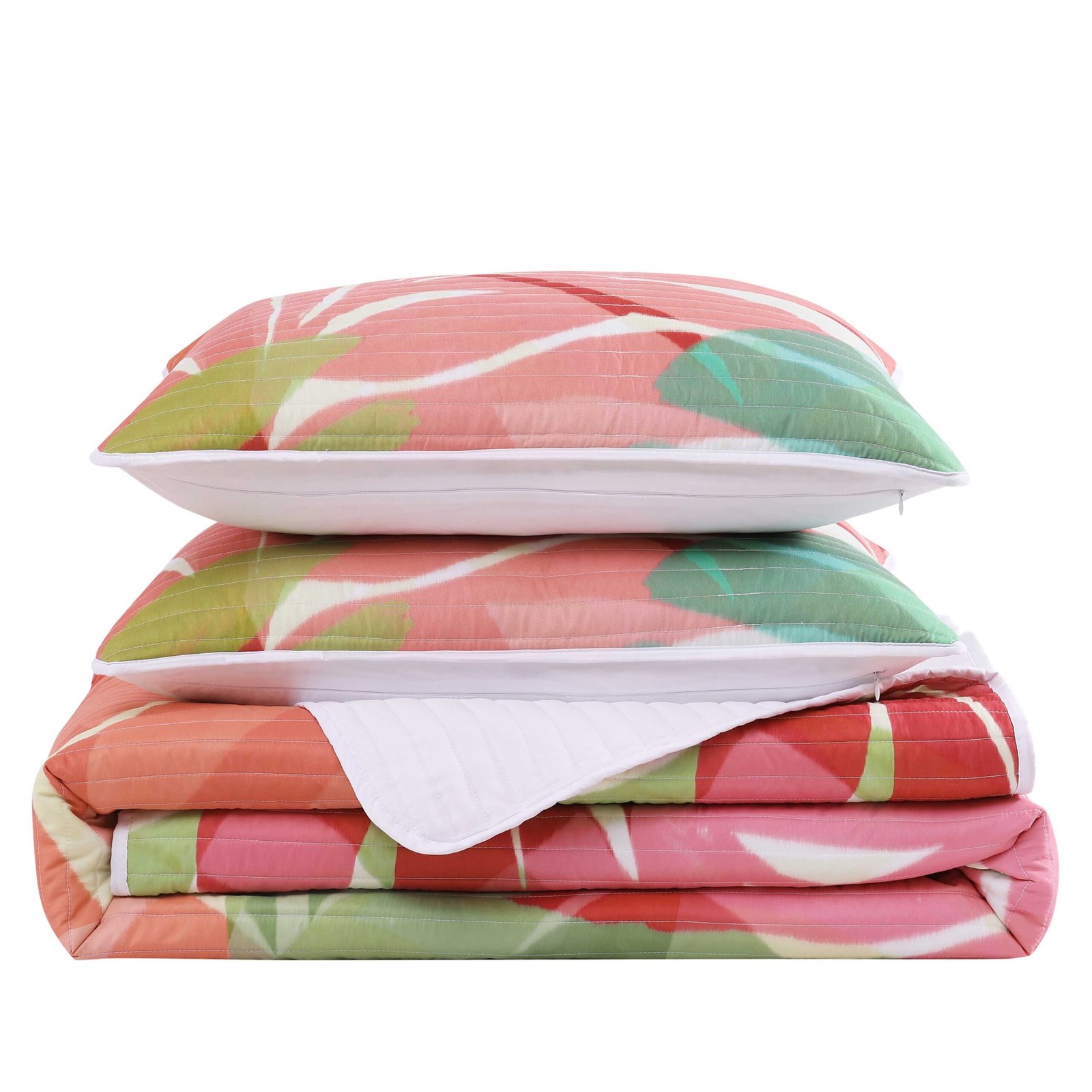TikiFuchsia3PieceQuiltSet-3