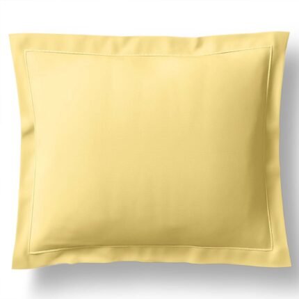 Vexin Pollen Yellow 100% Cotton Percale Pillow Sham