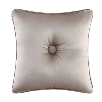 Astoria Sand Square Decorative Throw Pillow 16" x 16" By J Queen